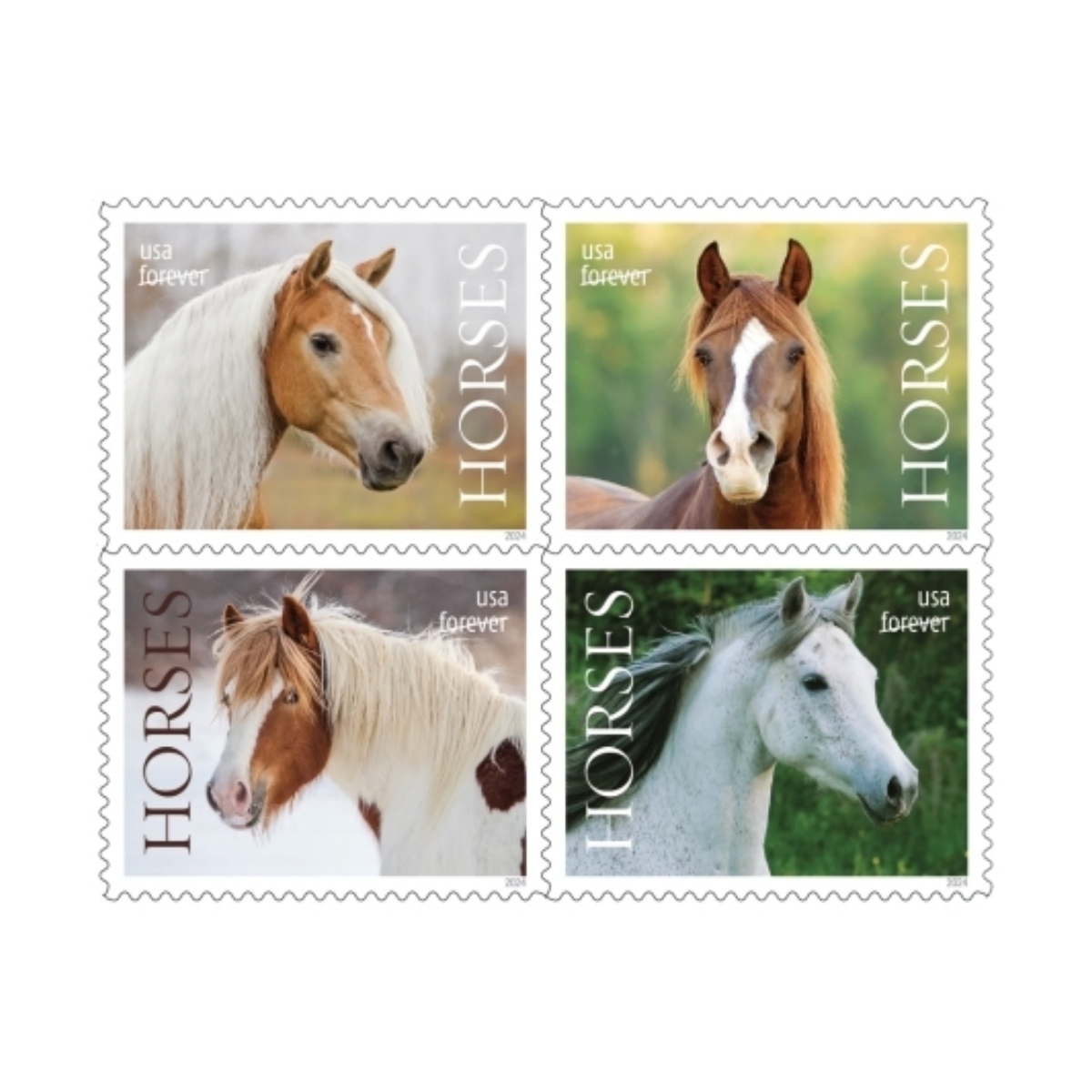 Horses Forever stamps