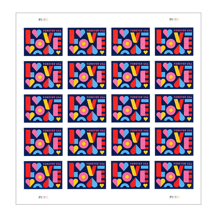 2021 Love Forever Stamps