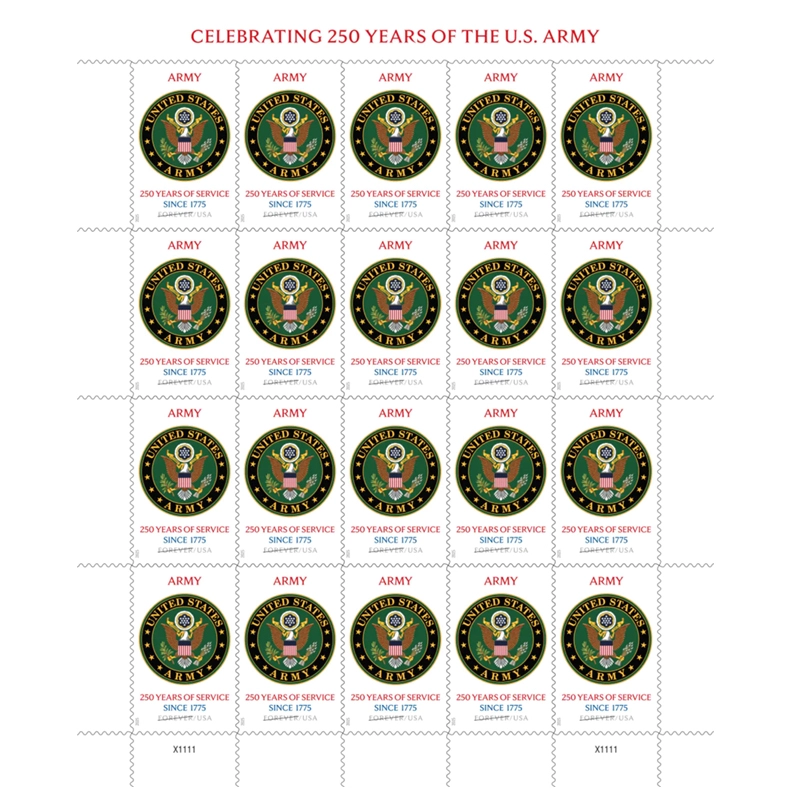 2025 U.S. Army 250th Stamps