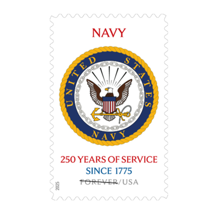 2025 U.S. Navy 250th Stamps