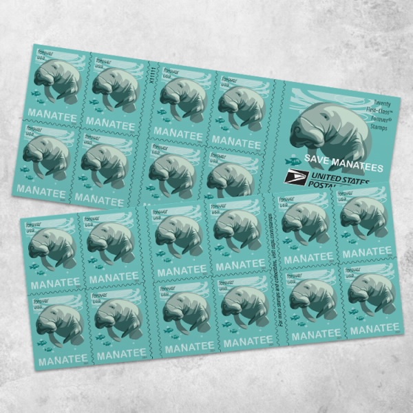 Save Manatees Stamps of 2024
