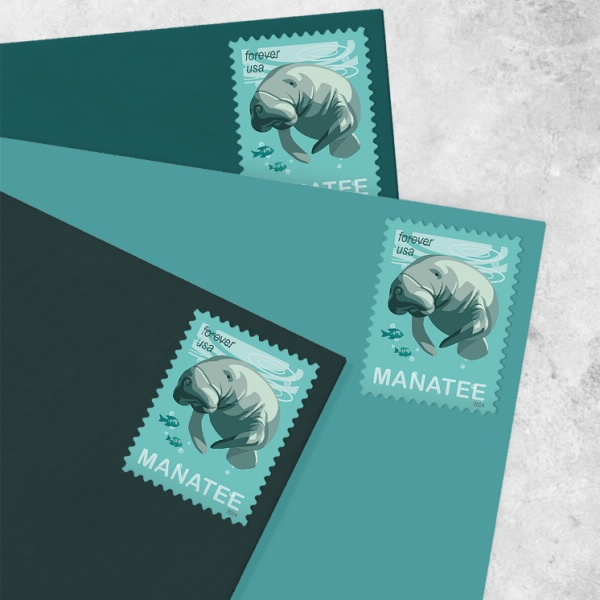 Save Manatees Stamps of 2024