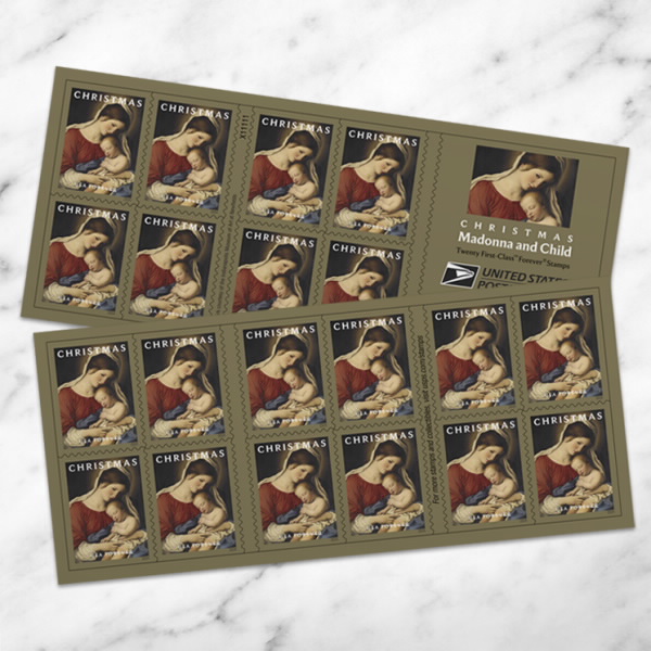 2024 Christmas Madonna and Child Stamps