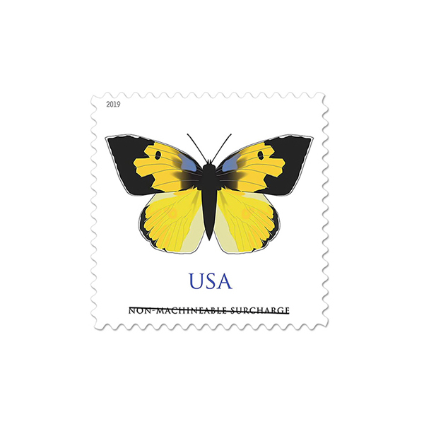 California Dogface Butterfly Stamp ($1.03 Non-Machineable for Square Envelopes)