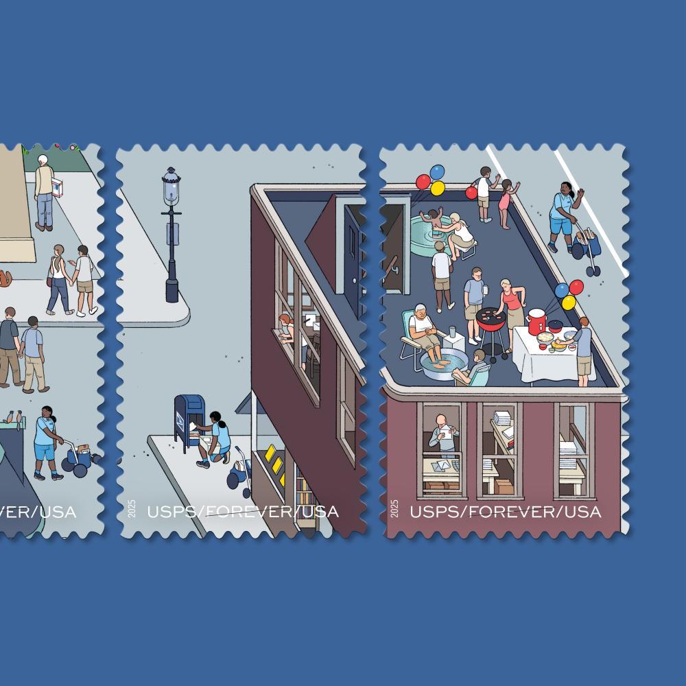 250 Years of Delivering Forever Stamps 2025