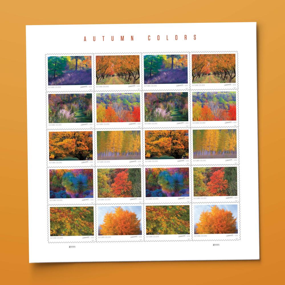 2024 Autumn Colors Forever Stamps