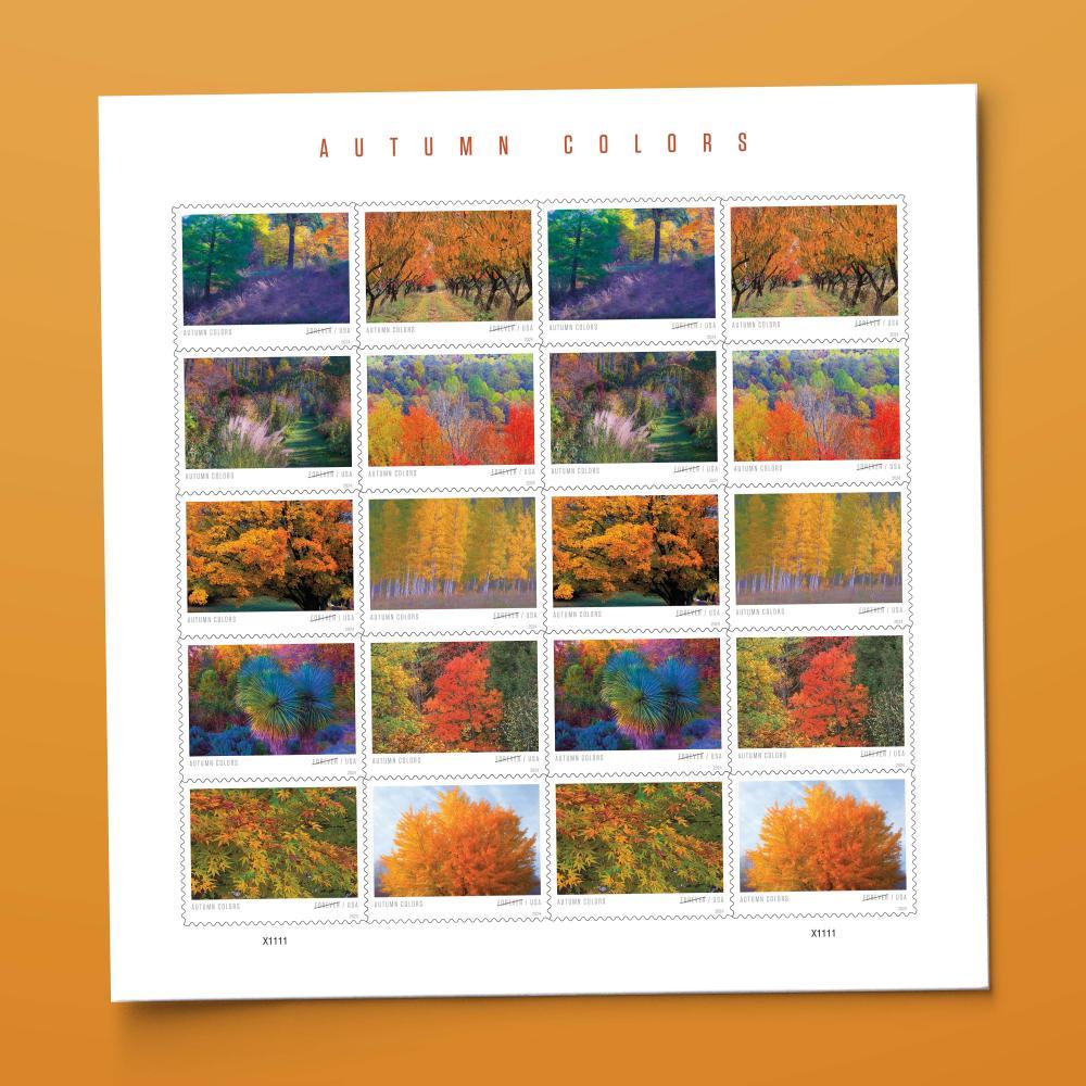 2024 Autumn Colors Forever Stamps