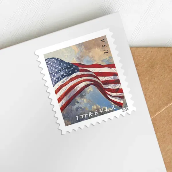 2017～2019 & 2022～2024 U.S. FLAG FOREVER STAMPS