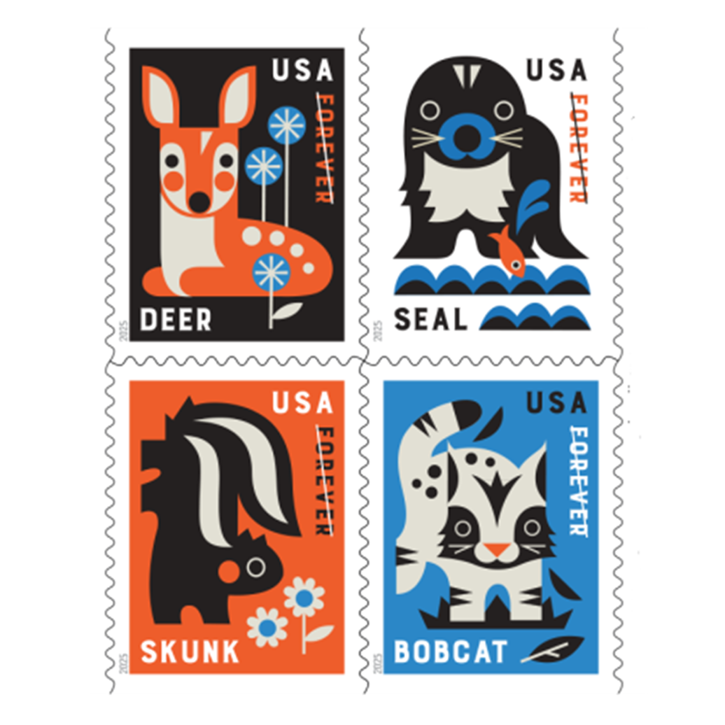 2025 Baby Wild Animals Stamps