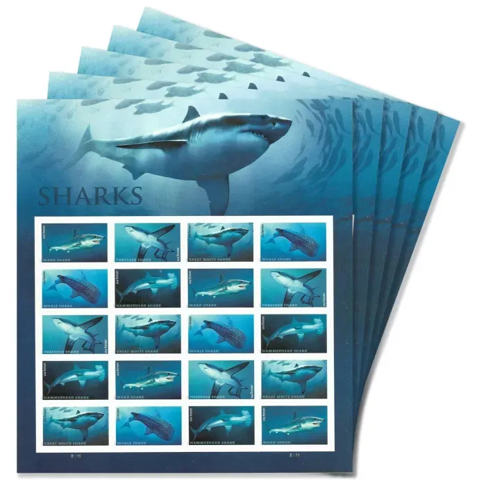 Sharks Forever Stamps