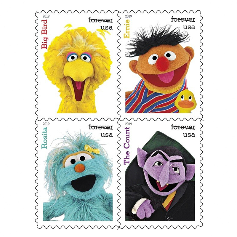 2019 Sesame Street Forever Stamps
