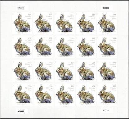 2021 Brush Rabbit Stamps
