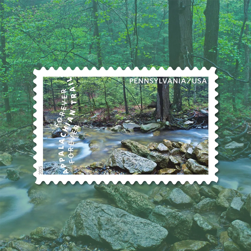 2025 The Appalachian Trail Forever Stamps
