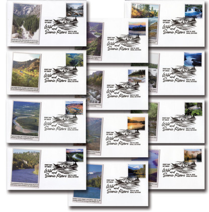 2019 US Wild And Scenic Rivers Forever First Class Postage Stamps