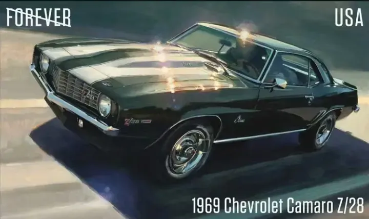 2022 USPS Pony Cars Stamps