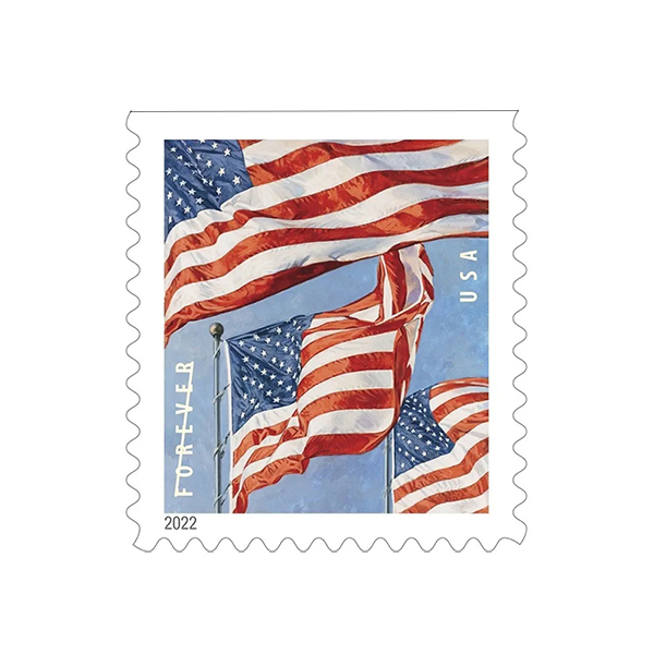 2022 U.S. Flag Forever Stamps Roll
