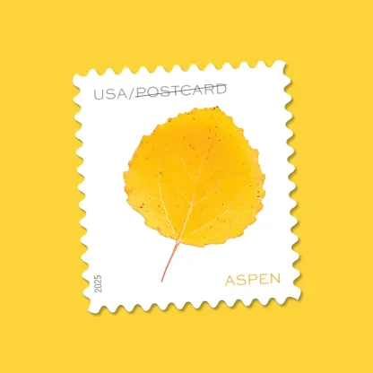 2025 Vibrant Leaves Postcard Stamps