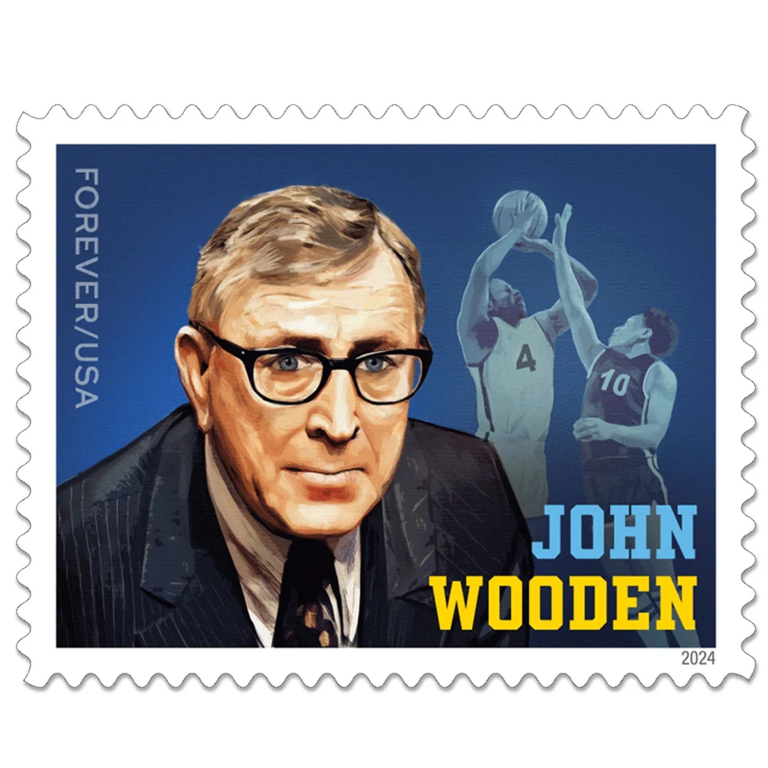 2024 U.S Forever Stamps - John Wooden
