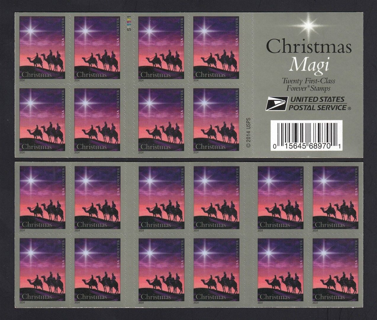 Christmas Magi 2014 New Issue USPS Forever Stamp