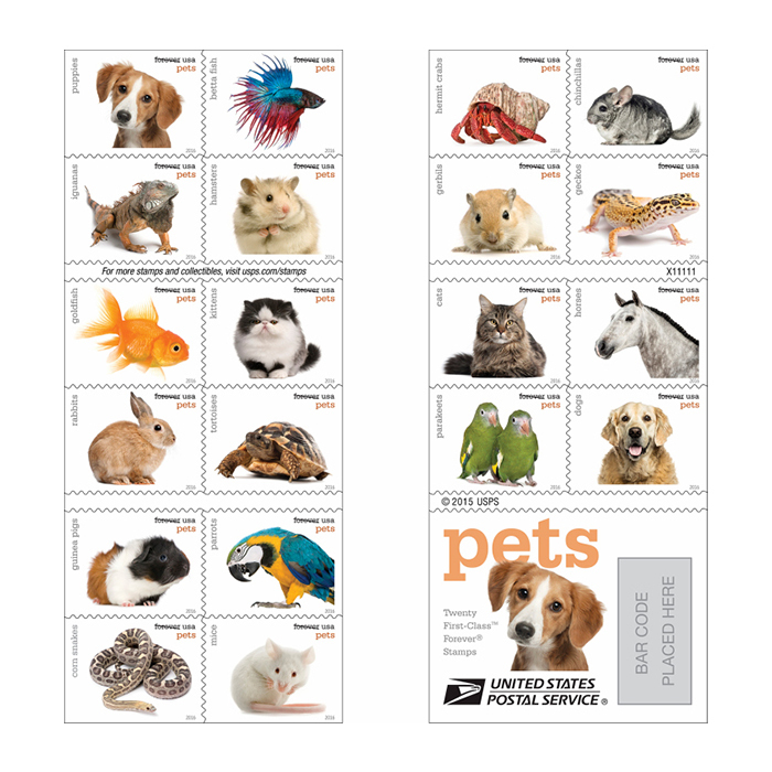 Pets Forever Stamps