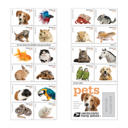 Pets Forever Stamps