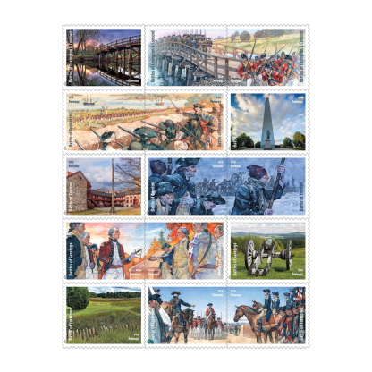 2025 Battlefields of the American Revolution Stamps
