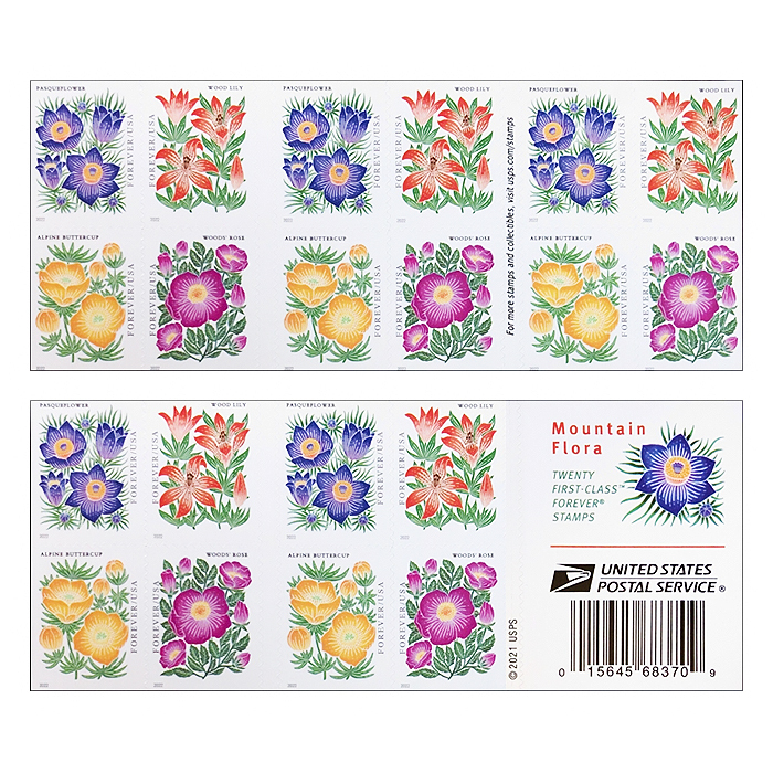 Mountain Flora Forever Stamps