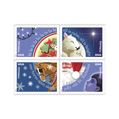 Christmas Carols Forever Stamps
