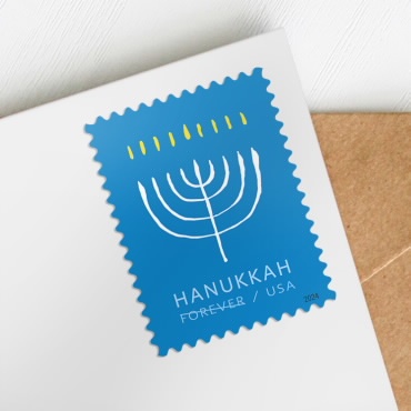 2024 USPS Hanukkah  Forever Stamps, Sheet of 20