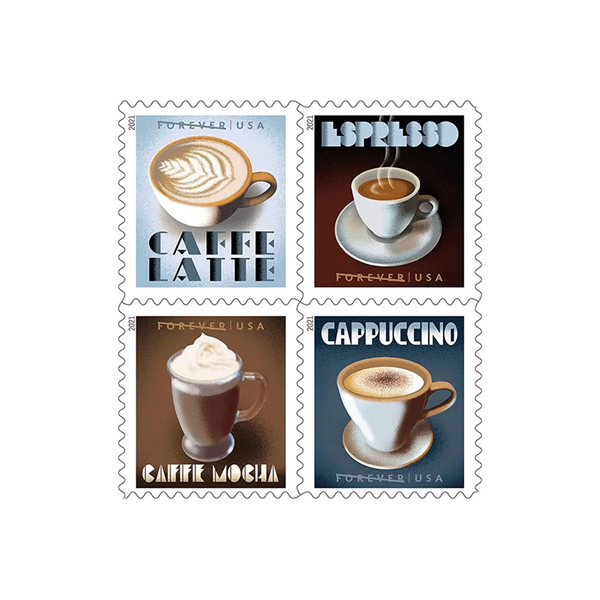 Espresso Drinks Forever Stamps