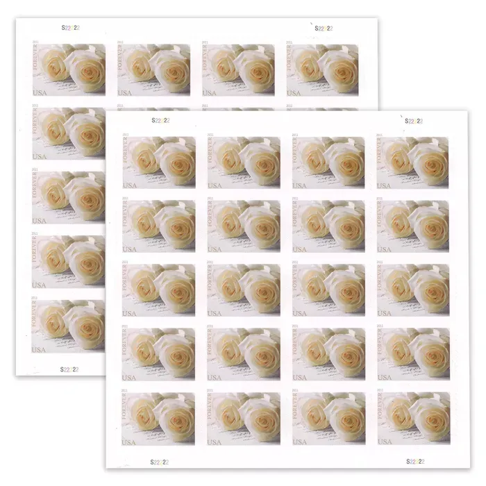 Wedding Roses Forever Stamps
