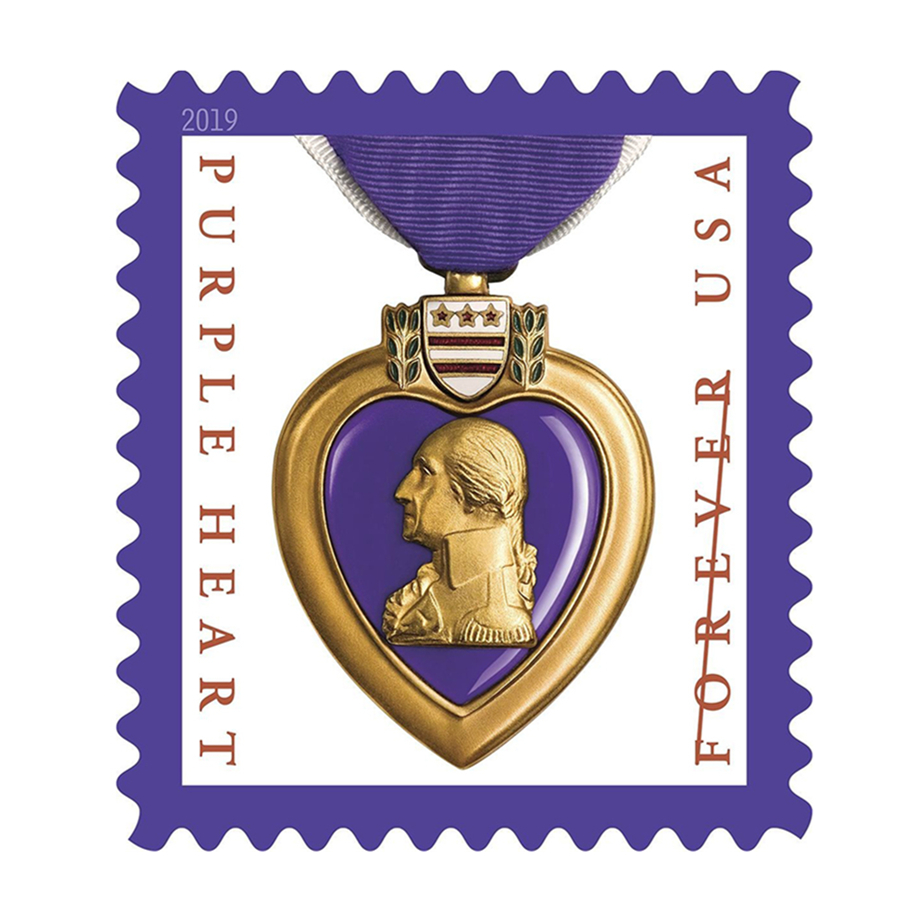 2019 Purple Heart Forever Stamps