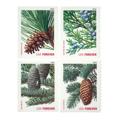 Holiday Evergreens Booklet Pane of 20 First Class Stamps