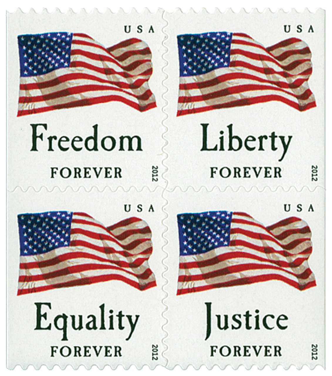 Four Flags Stamps.2012