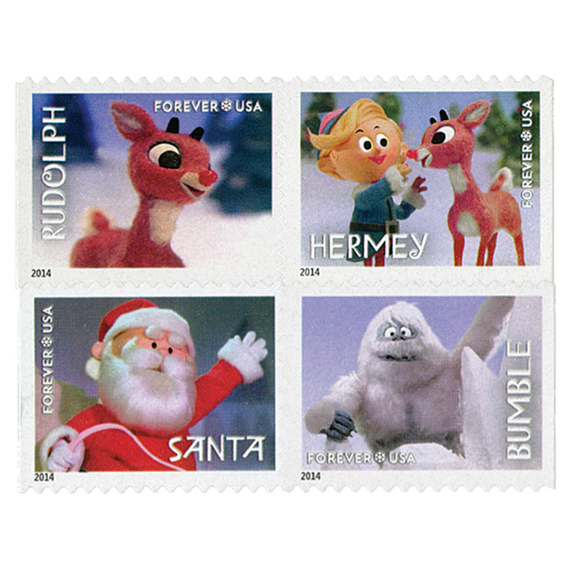 Rudolph the Red-Nosed Reindeer Forever Stamps