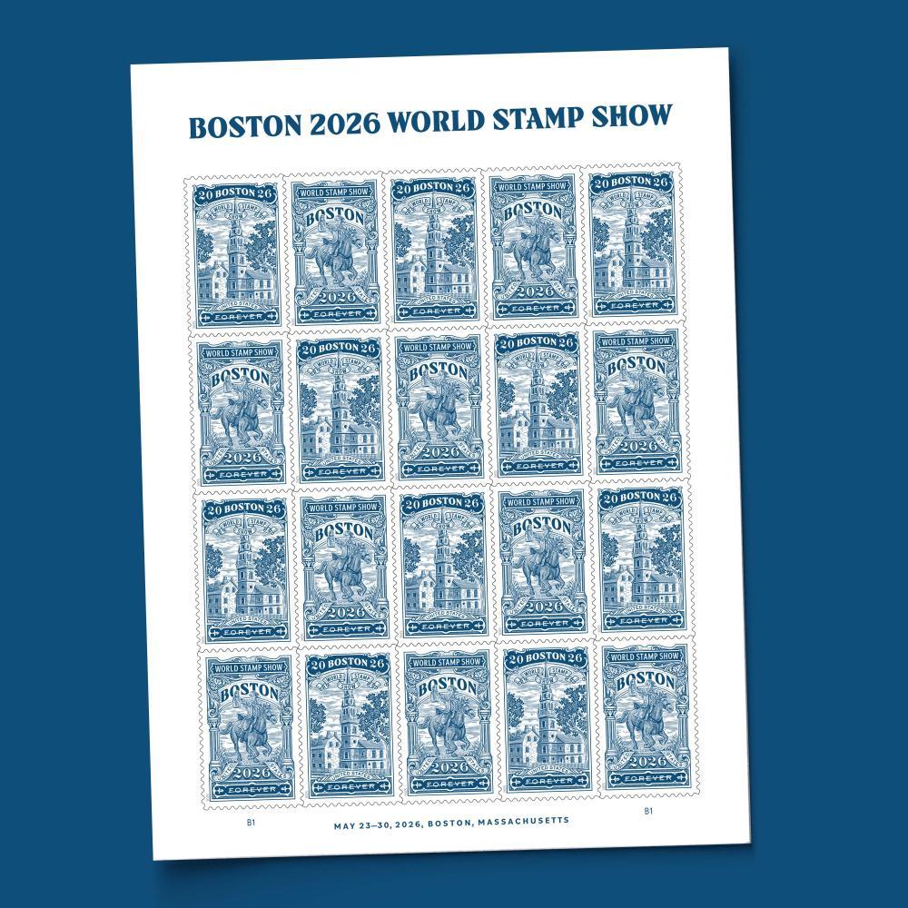  2026 Boston World Stamp Show  Forever Stamps