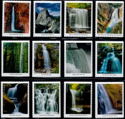 2023 Waterfalls US Forever First Class Postage Stamps
