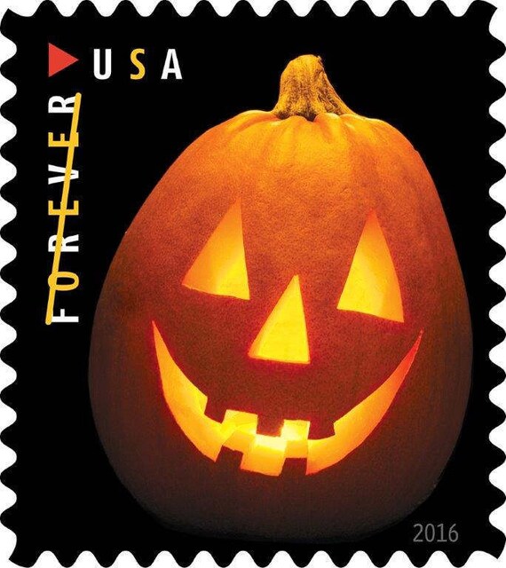 2016 First Class Forever Stamps - Pumpkin Lights