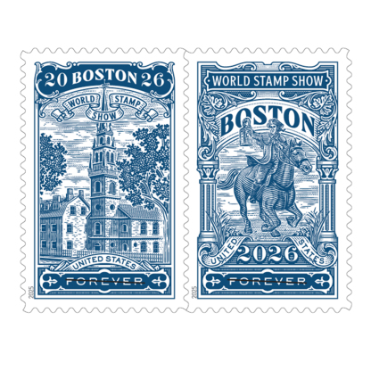  2026 Boston World Stamp Show  Forever Stamps