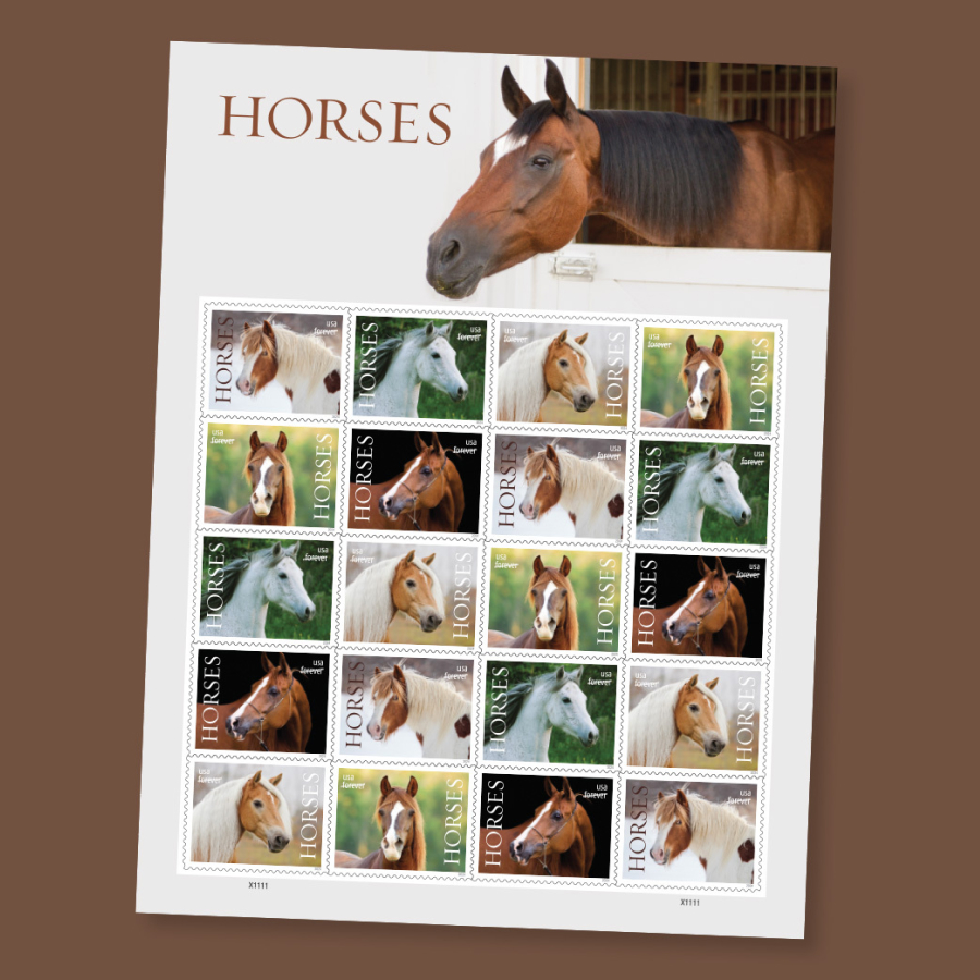 Horses Forever stamps