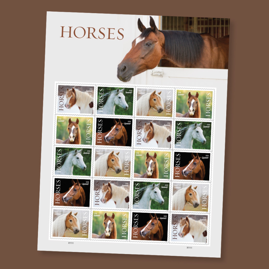 Horses Forever stamps