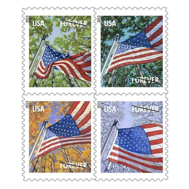 "Flags for Four Seasons" Flag Stamp. 2013