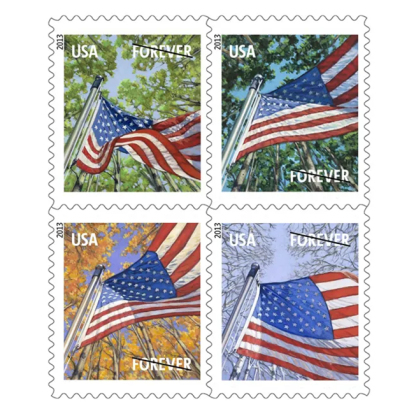 "Flags for Four Seasons" Flag Stamp. 2013