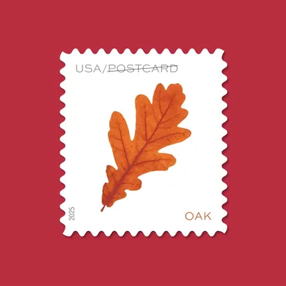 2025 Vibrant Leaves Postcard Stamps