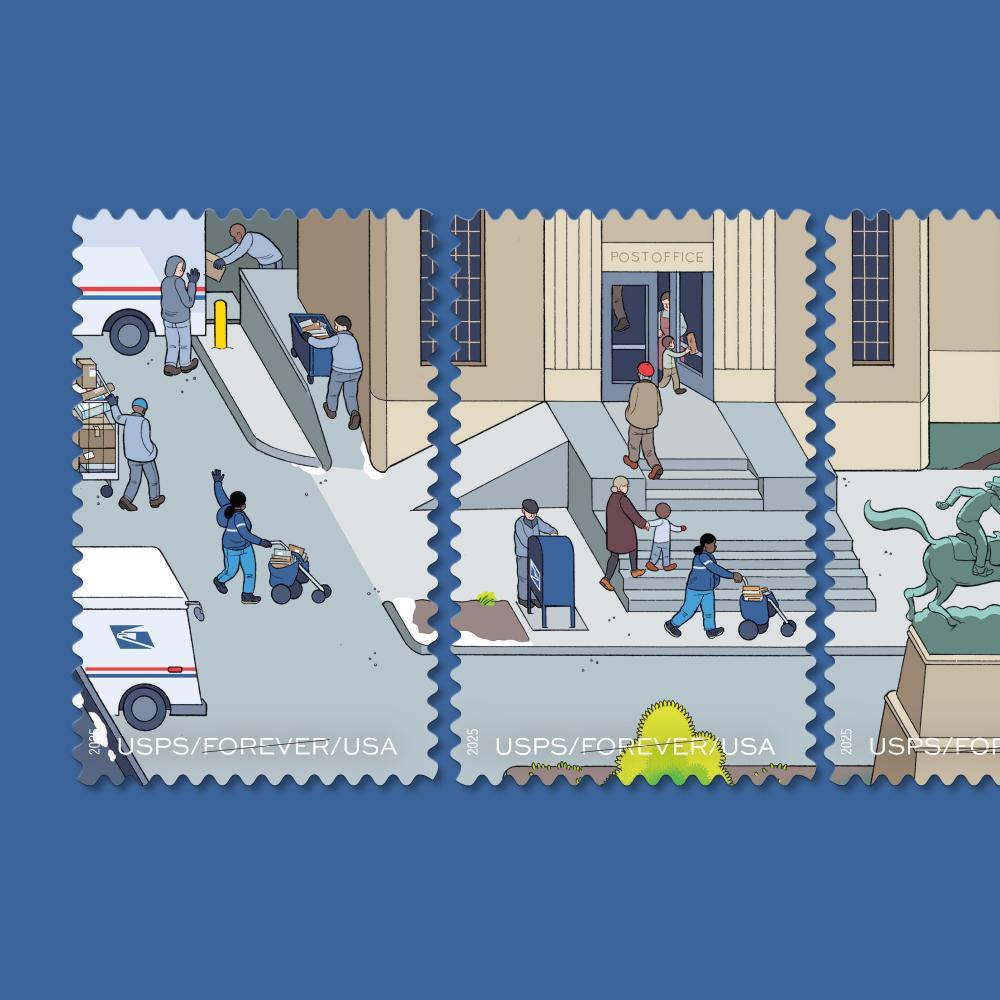 250 Years of Delivering Forever Stamps 2025