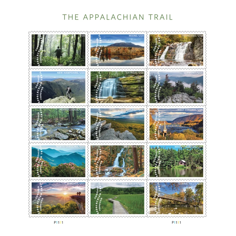 2025 The Appalachian Trail Forever Stamps