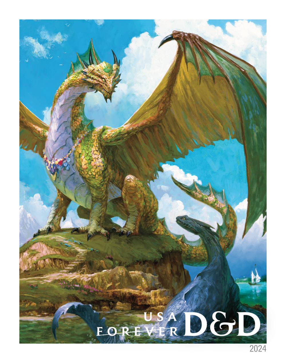 2024 Dungeons & Dragons Forever Stamps