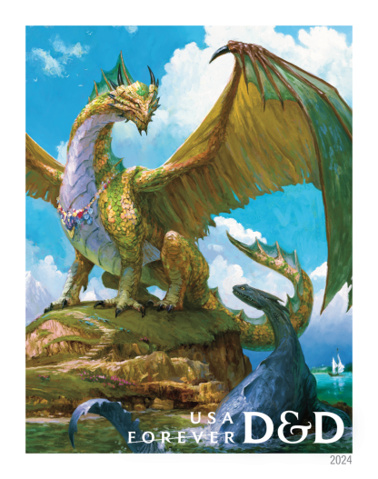 2024 Dungeons & Dragons Forever Stamps
