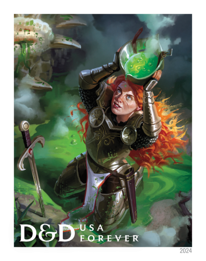 2024 Dungeons & Dragons Forever Stamps