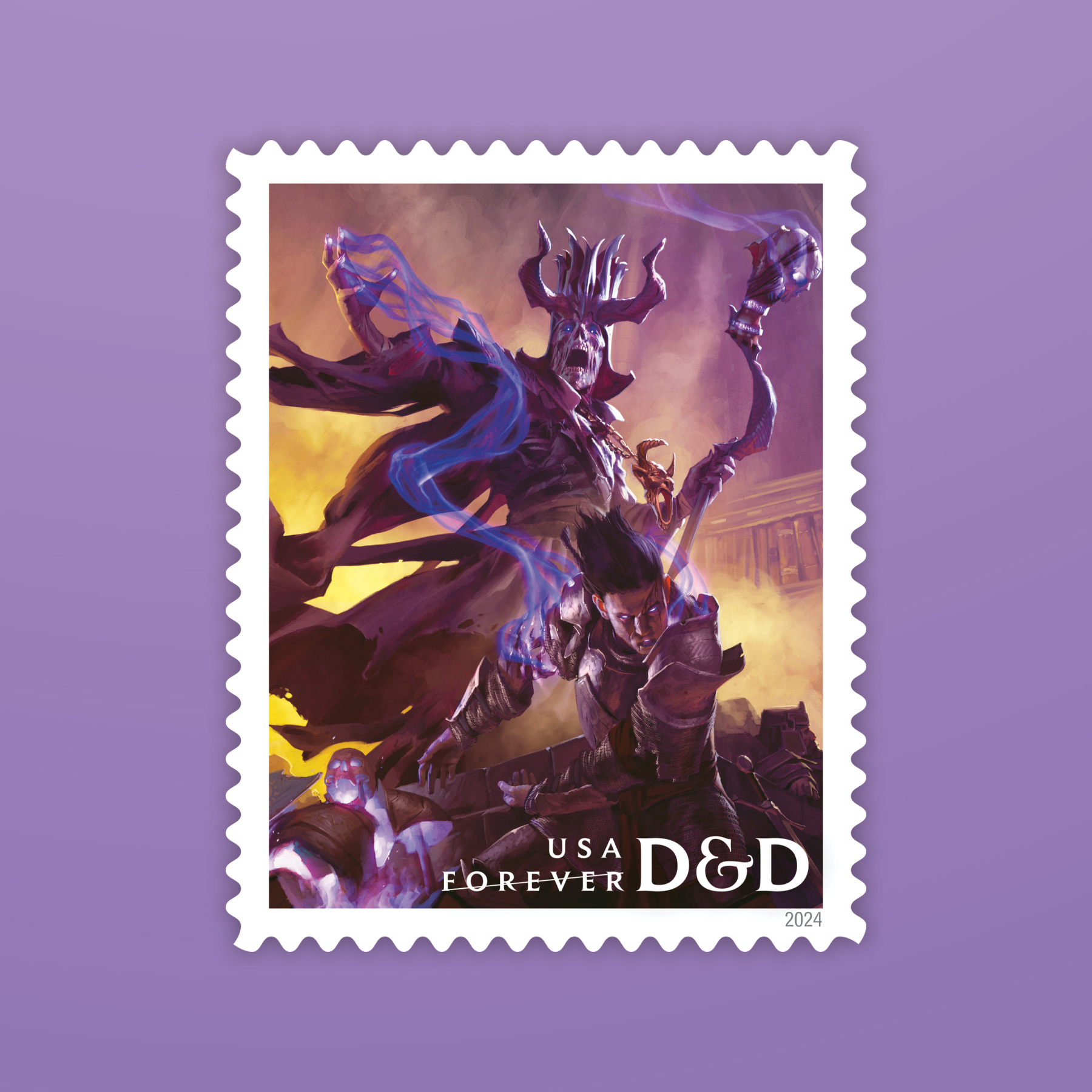 2024 Dungeons & Dragons Forever Stamps